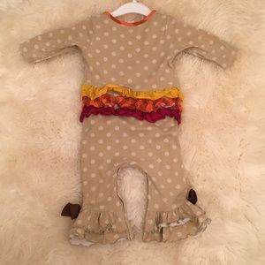 baby girl thanksgiving romper